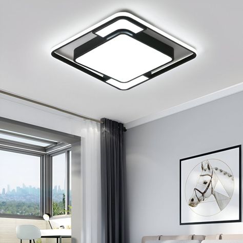 LÁMPARA DE TECHO LED Moderna Empotrada Minimalista-9