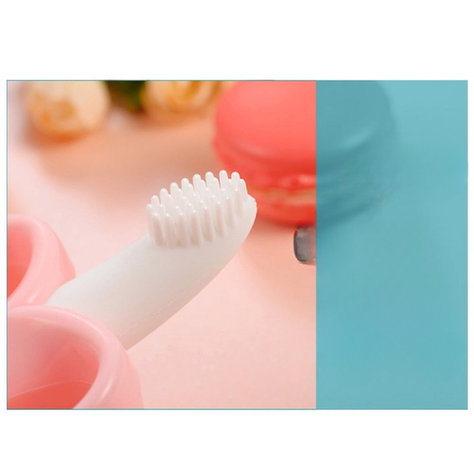 Set 5 Mordedores Silicona Platano Cepillo Dientes Bebe Lau-1