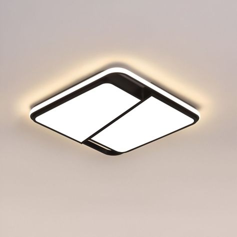LÁMPARA DE TECHO LED Acrílica Ultrafina Montaje Empotrado-0