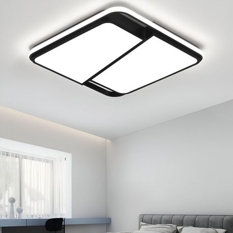 LÁMPARA DE TECHO LED Acrílica Ultrafina Montaje Empotrado-1