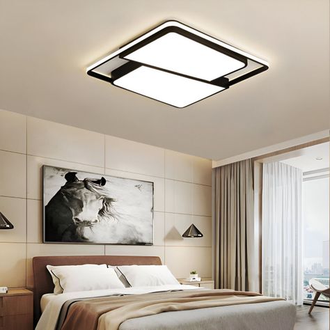 LÁMPARA DE TECHO LED Acrílica Ultrafina Montaje Empotrado-5