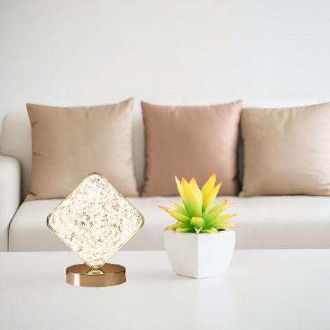 Lámpara Mesa Cuadrada Inalámbrica Decoración Jhn-3
