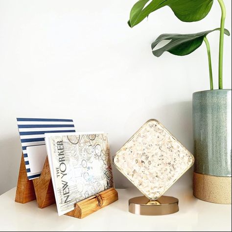 Lámpara Mesa Cuadrada Inalámbrica Decoración Jhn-9