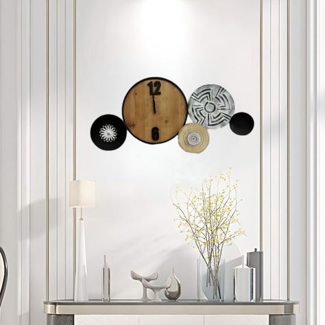 Reloj Pared Granja Grande Rústico Decorativo Jhn-4