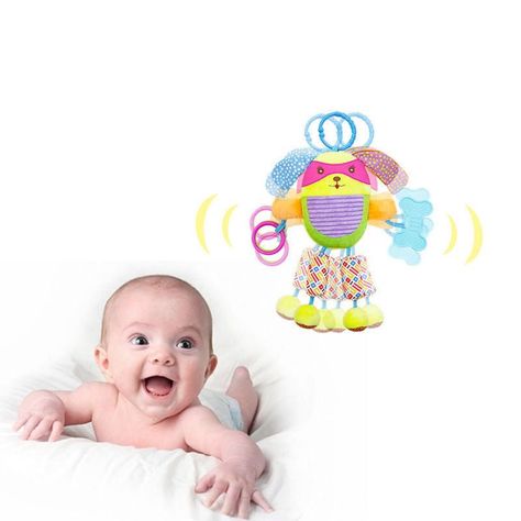 Sonajero Coche Cuna Muñeco Peluche Bebe Lau-2