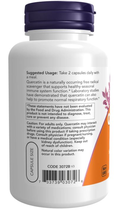 Now Foods Quercitina 500mg -2