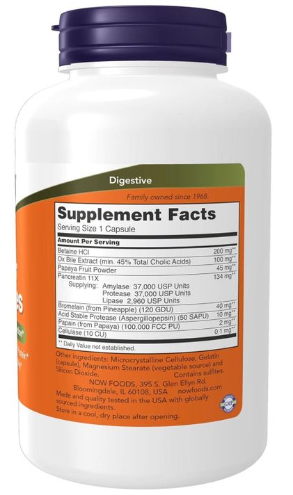 Now Foods Super Enzimas 180 cápsulas-1