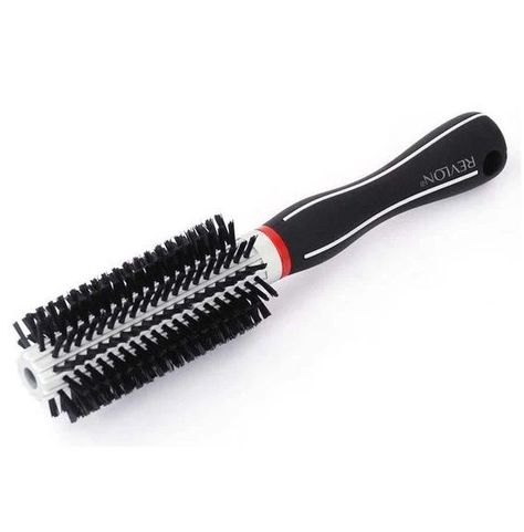 Cepillo Revlon Redondo Control Firzz Negro Gris-2