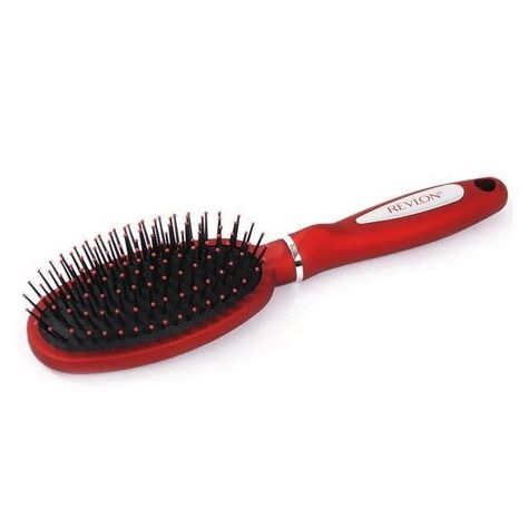 Cepillo Revlon Masajeador Ovalado Rojo-1