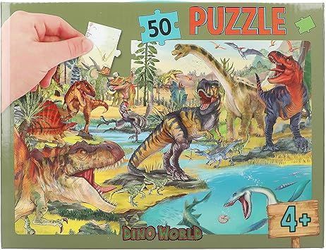 Dino World puzzle 50 piezas-0