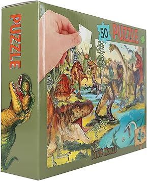Dino World puzzle 50 piezas-1