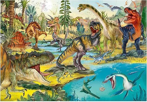 Dino World puzzle 50 piezas-3