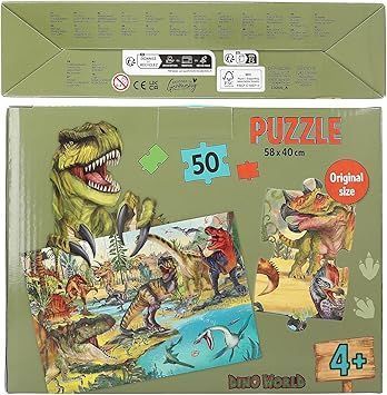 Dino World puzzle 50 piezas-4