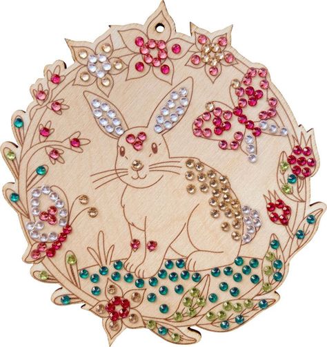 Diamond Painting Colgante de madera-3