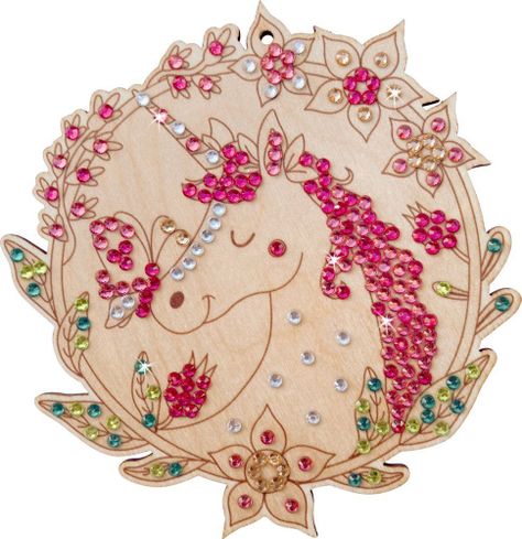 Diamond Painting Colgante de madera-4