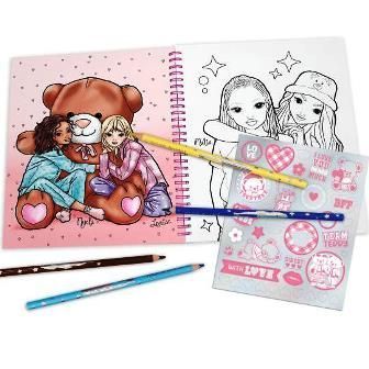 Libro de colorear TEAM TEDDY TOPModel -2