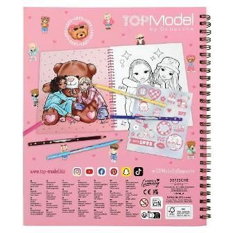 Libro de colorear TEAM TEDDY TOPModel -4