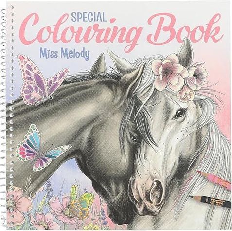 Libro especial para colorear Miss Melody -0