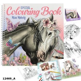 Libro especial para colorear Miss Melody -4