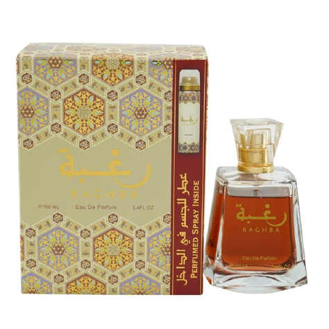  RAGHBA EDP 100 ML + PERFUME SPRAY 50 ML - LATTAFA-0