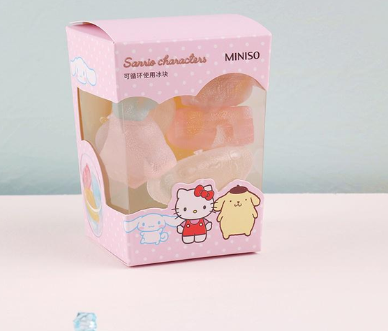 Set de 12 Cubos de Hielo Reutilizables Hello Kitty-0