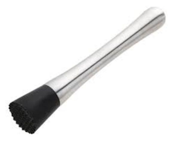 Macerador Mojito Mudler Caipiriña Acero Inoxidable 20cm-0
