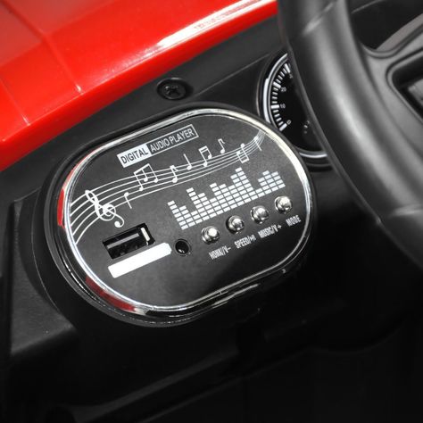 AUTO Camioneta A BATERIA 12v 2 Motores Niño Control Usb-4