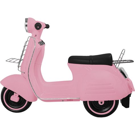 Motocicleta Montable Vintage Motoneta 12 V Luz Led-0