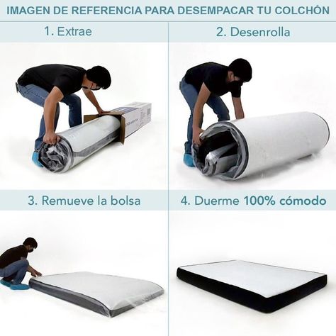 Colchon King Memory Foam 201x191x18cm -5