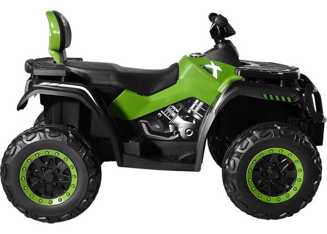 Cuatrimoto A BATERIA Usb Bluetooth Radio 2 Vel 12v Color Verde-2