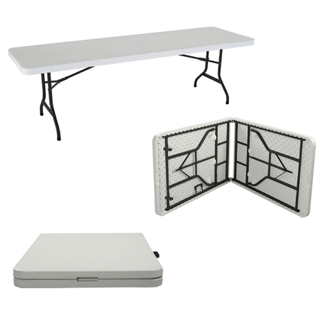 Mesa Plegable 244 Cm Tipo Maleta Jardimex-0