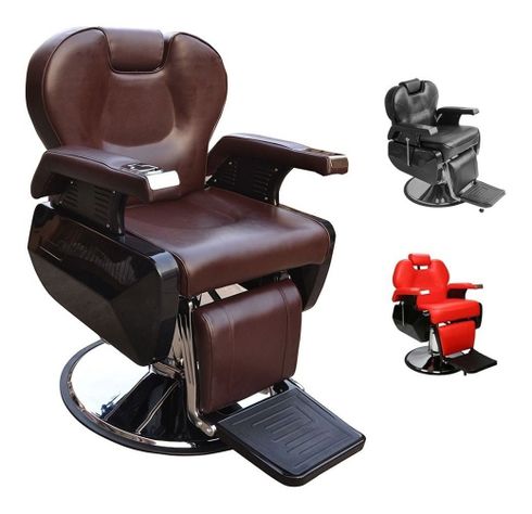 Sillon Barbero Neumatico Nanofort Barberia Peluqueria Spa Cafe-0
