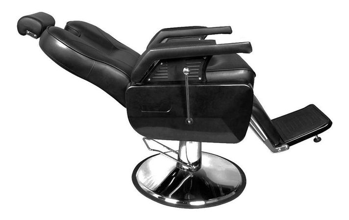 Sillon Barbero Peluqueria Silla Barberia Estetica Rudo Color Vino-1