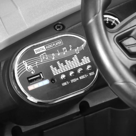 AUTO Camioneta  A BATERIA   12v 2 Motores Niño Control Usb-4