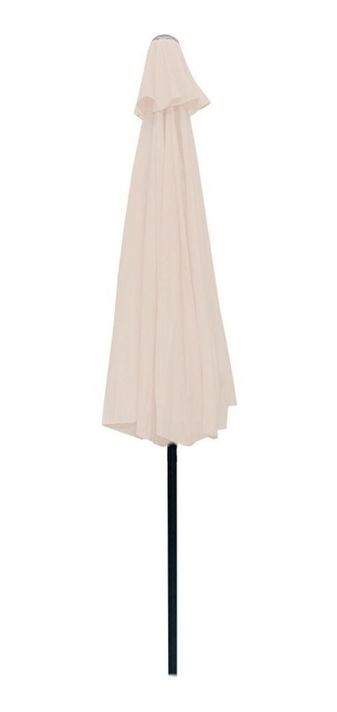Quitasol 2,7 mt  Beige Plegable Ajustable Redonda-2