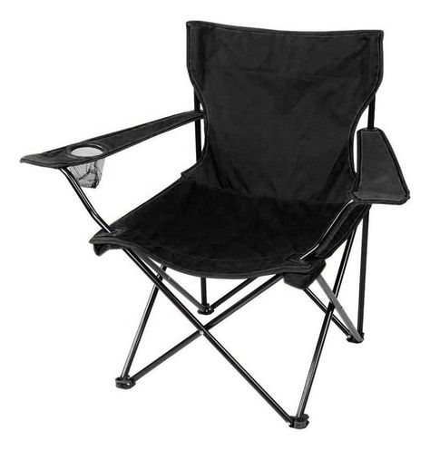 Silla Plegable Con Portavasos Camping Parque Exterior-0
