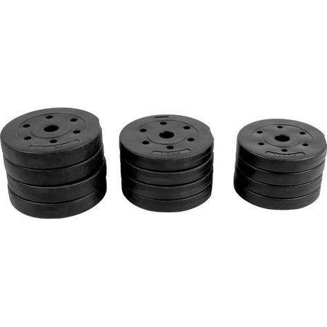 Set Mancuernas Barra Ajustables 20 Kg 3 En 1 rojo -5