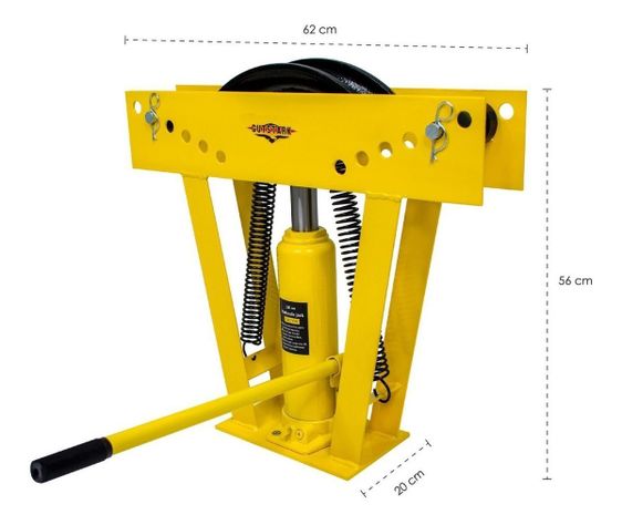 Dobladora Hidraulica Manual De Tubos 16 Ton 1/2" A 3" Gutstark-2
