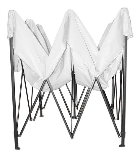 Toldo Plegable Jardimex 3x3 Paredes Antilluvia Proteccion UV Blanco-1