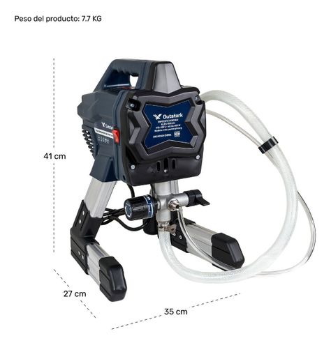 Pistola P/ Pintar Electrica Pulverizador  Industrial Sin Aire 3000psi-5