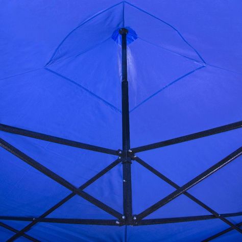 Toldo Plegable Jardimex 2x3 Carpa Impermeable Protección UV Azul-3