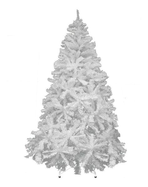 Arbol Navidad 2.10M  Artificial Blanco Pino Pachon 1266 ramas-0