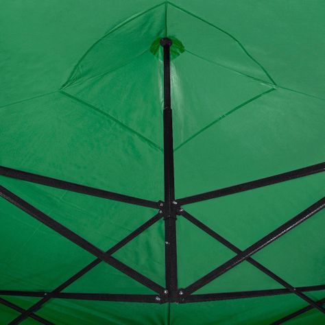 Toldo Plegable 3x3 Impermeable Araña Verde-3