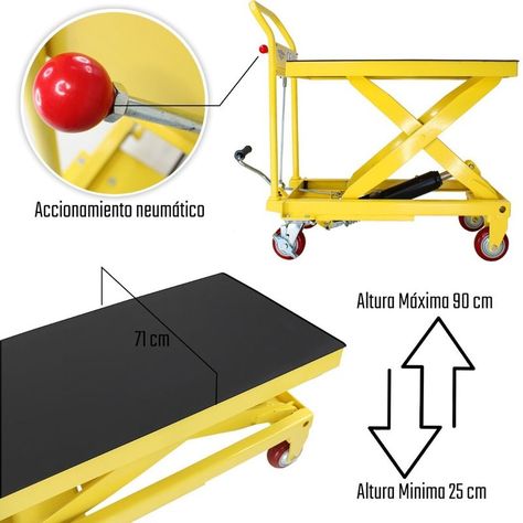 Mesa Elevadora Gutstark 1/2 Ton Hidraulica Antiderrapante-2