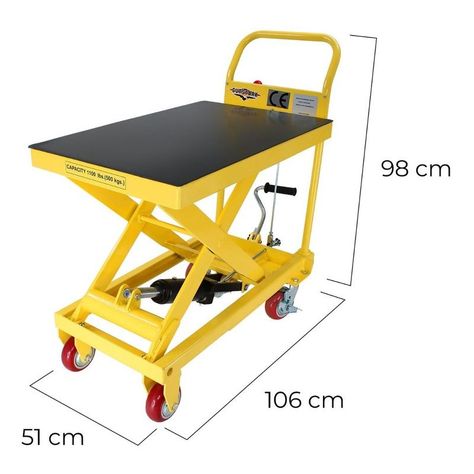 Mesa Elevadora Gutstark 1/2 Ton Hidraulica Antiderrapante-4