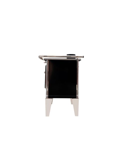 Cocina a Leña 3P modelo tradicional 65×46 Color Negro + Kit de instalación-7