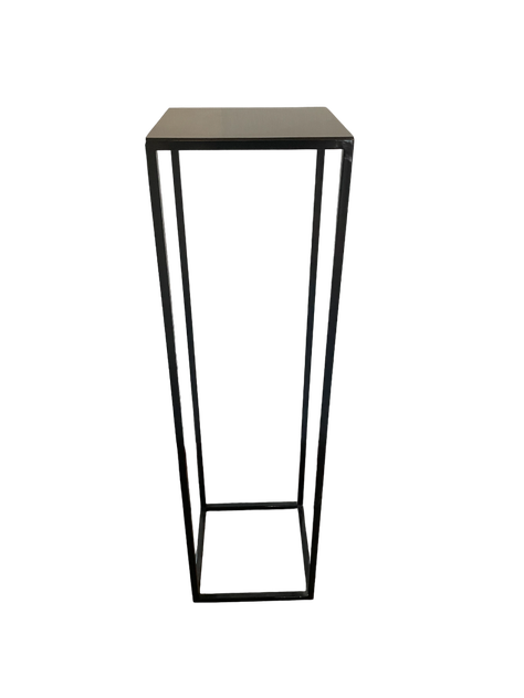 Plinto Brest Metal Negro 110cm - CAZANDO TESOROS-0