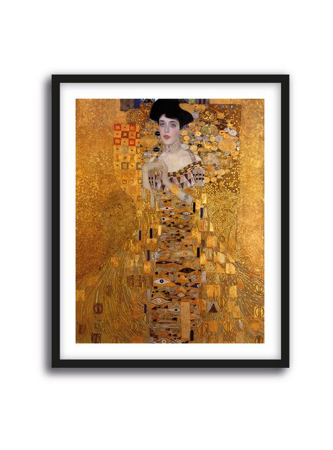 Cuadro 40x50 Klimt - La Dama Dorada-0