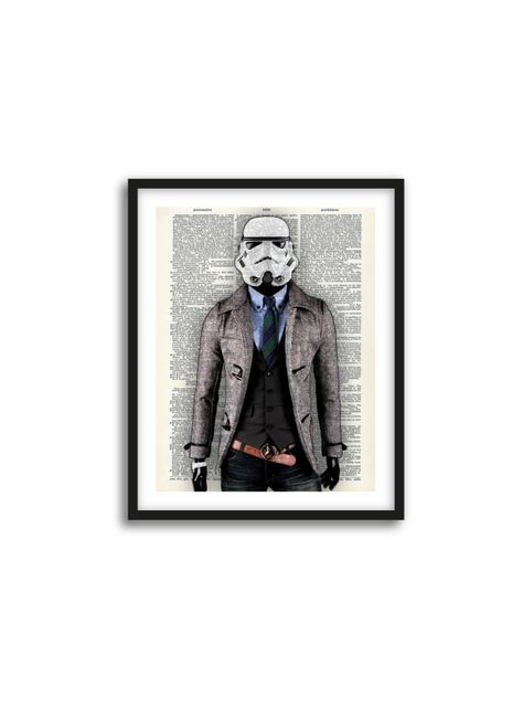 Cuadro Soldado inspirado en Star Wars 40x50cm-0