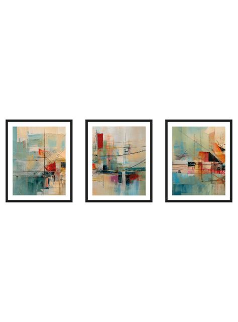 Set 3 cuadros 40x50: Sueños Cromáticos-0